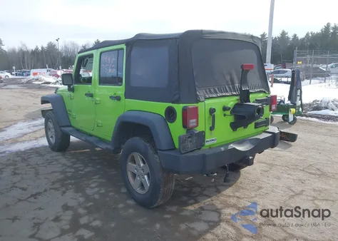 2012 Jeep Wrangler Unlimited Sport from USA, damaged, VIN 1C4BJWDG1CL263262